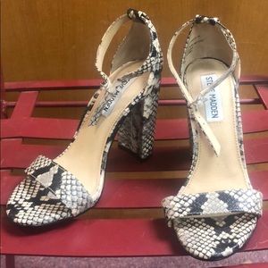 Steve Madden Snake Print Heels
